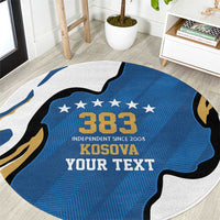 Personalized Kosova Nje Komb Nje Gjak Round Carpet Kosova 383 Independent Sice 2008 - Wonder Print Shop