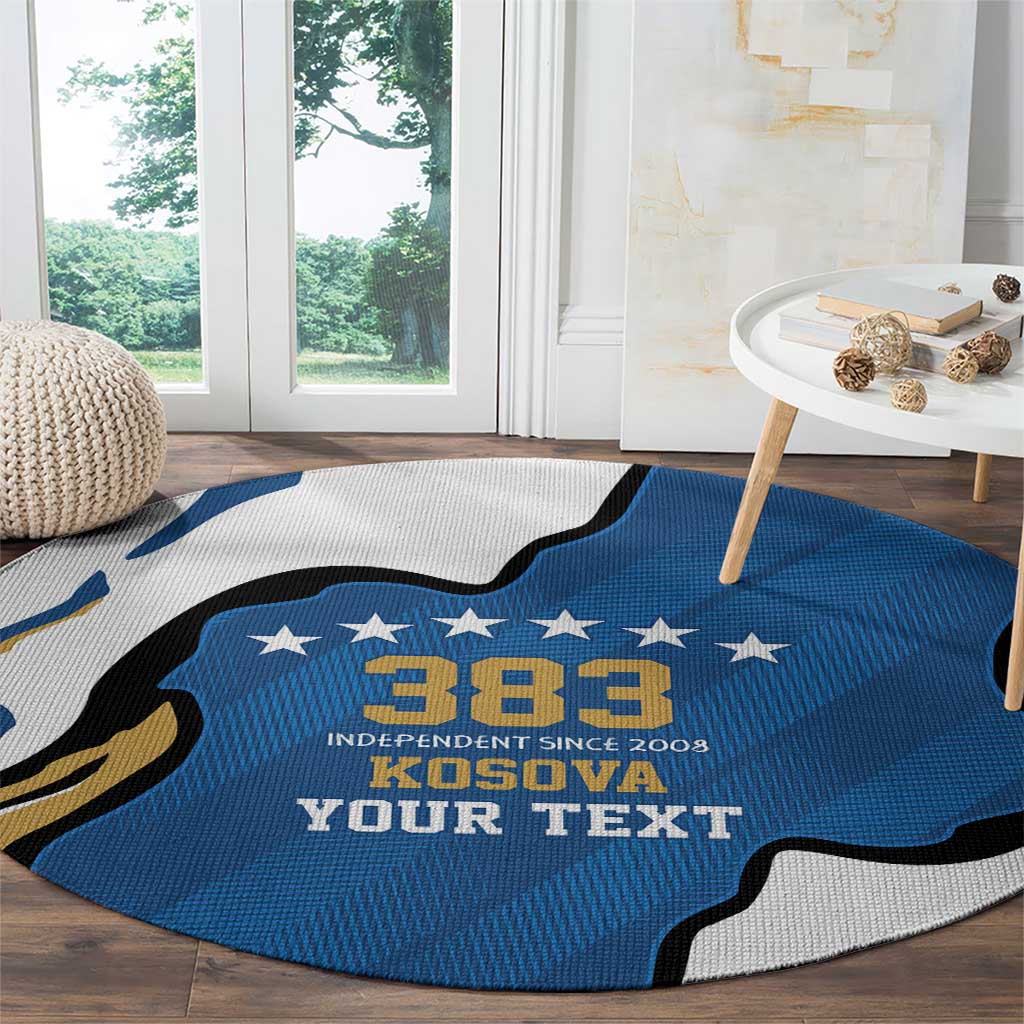 Personalized Kosova Nje Komb Nje Gjak Round Carpet Kosova 383 Independent Sice 2008 - Wonder Print Shop