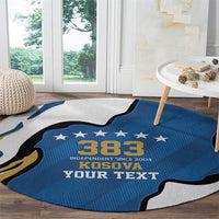 Personalized Kosova Nje Komb Nje Gjak Round Carpet Kosova 383 Independent Sice 2008 - Wonder Print Shop