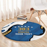 Personalized Kosova Nje Komb Nje Gjak Round Carpet Kosova 383 Independent Sice 2008 - Wonder Print Shop