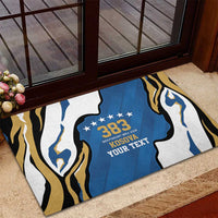 Personalized Kosova Nje Komb Nje Gjak Rubber Doormat Kosova 383 Independent Sice 2008 - Wonder Print Shop