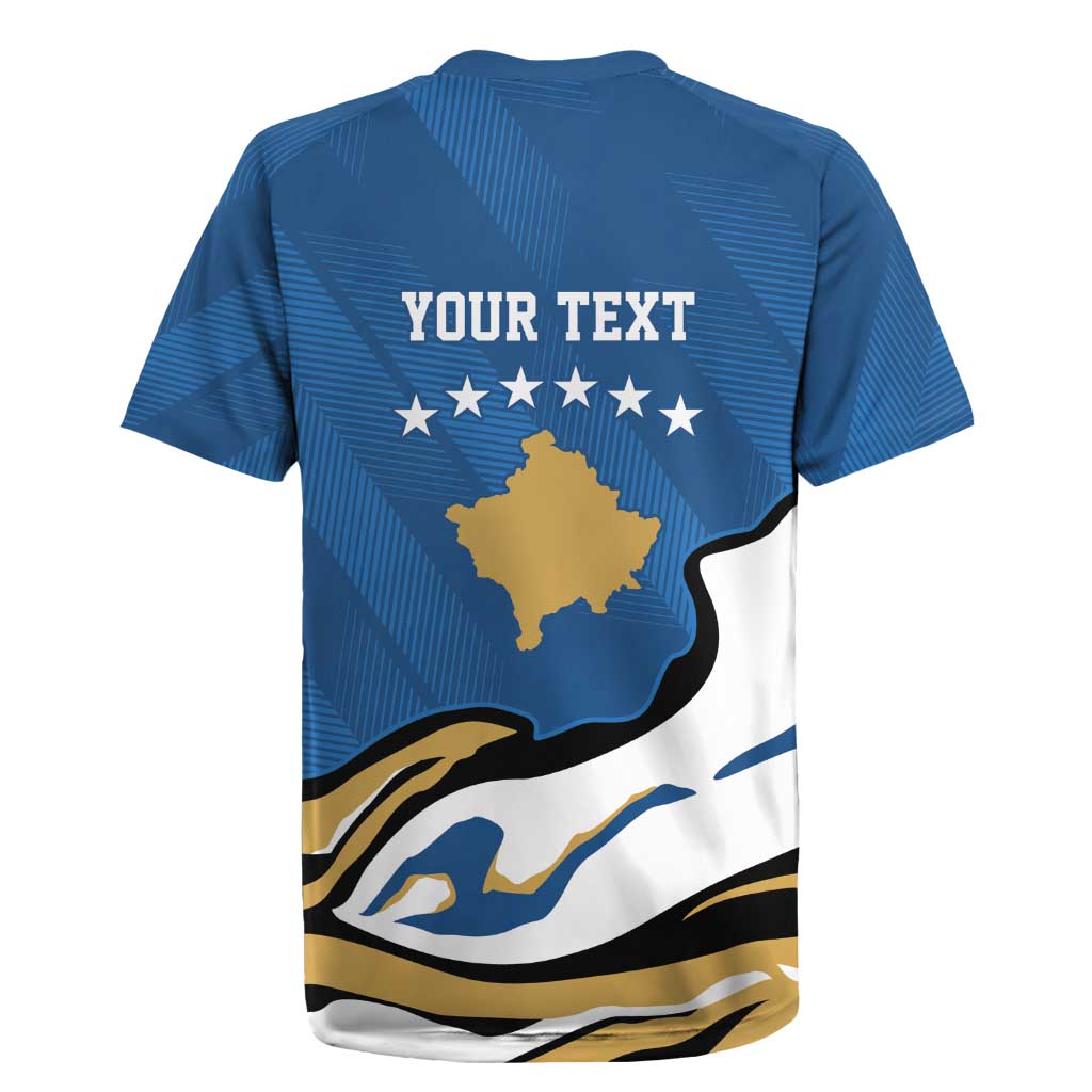 Personalized Kosova Nje Komb Nje Gjak Rugby Jersey Kosova 383 Independent Sice 2008 - Wonder Print Shop