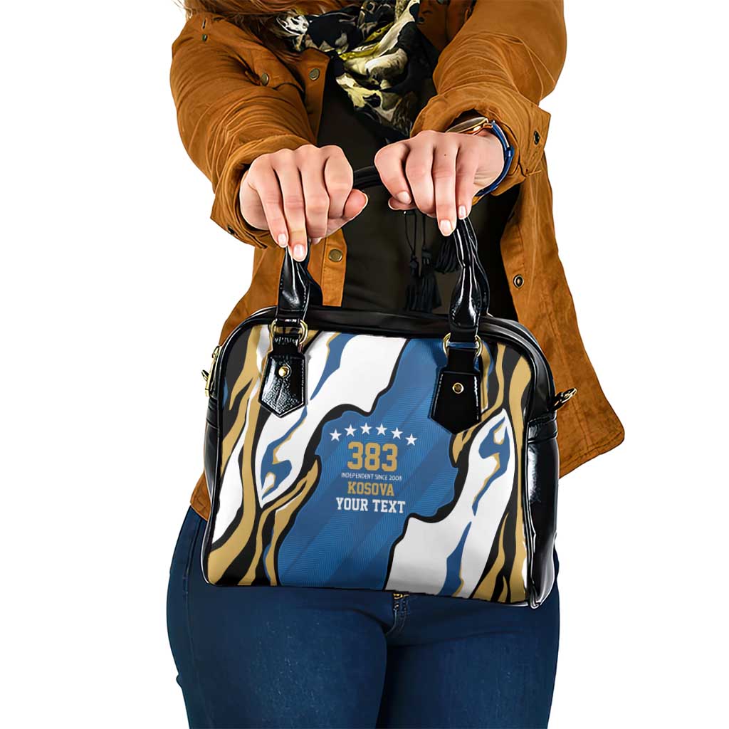 Personalized Kosova Nje Komb Nje Gjak Shoulder Handbag Kosova 383 Independent Sice 2008 - Wonder Print Shop