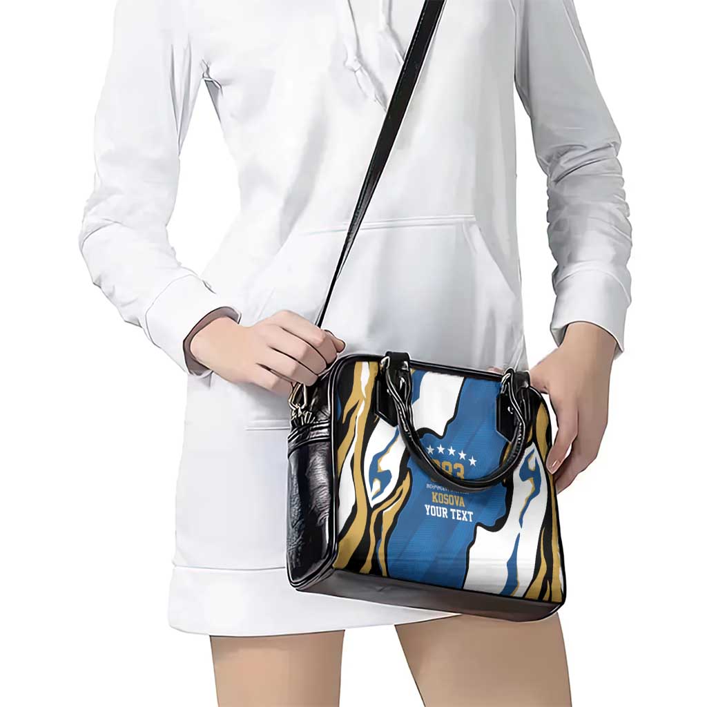 Personalized Kosova Nje Komb Nje Gjak Shoulder Handbag Kosova 383 Independent Sice 2008 - Wonder Print Shop
