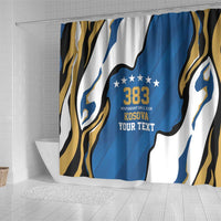 Personalized Kosova Nje Komb Nje Gjak Shower Curtain Kosova 383 Independent Sice 2008 - Wonder Print Shop