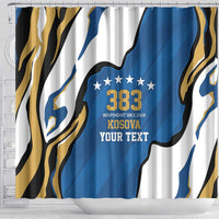 Personalized Kosova Nje Komb Nje Gjak Shower Curtain Kosova 383 Independent Sice 2008 - Wonder Print Shop