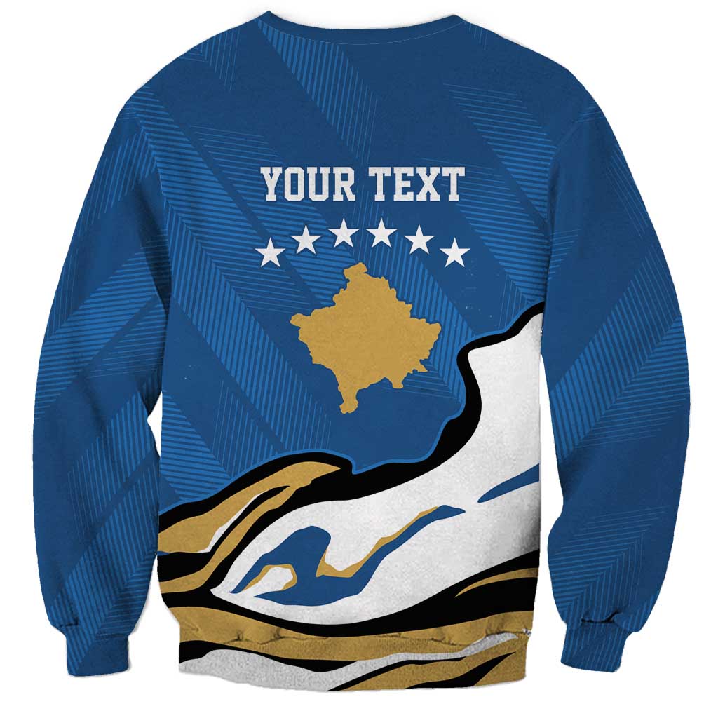 Personalized Kosova Nje Komb Nje Gjak Sweatshirt Kosova 383 Independent Sice 2008 - Wonder Print Shop