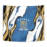 Personalized Kosova Nje Komb Nje Gjak Tapestry Kosova 383 Independent Sice 2008 - Wonder Print Shop