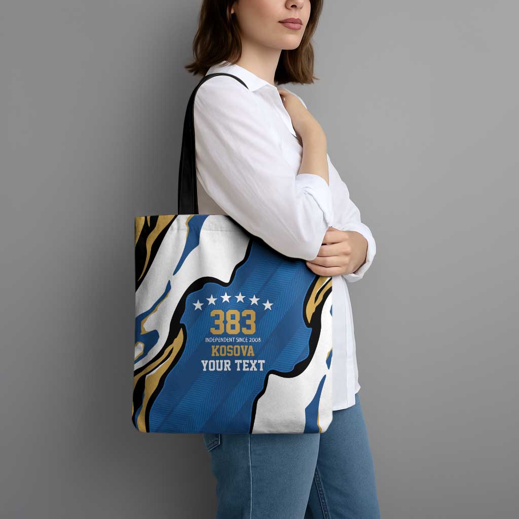 Personalized Kosova Nje Komb Nje Gjak Tote Bag Kosova 383 Independent Sice 2008 - Wonder Print Shop