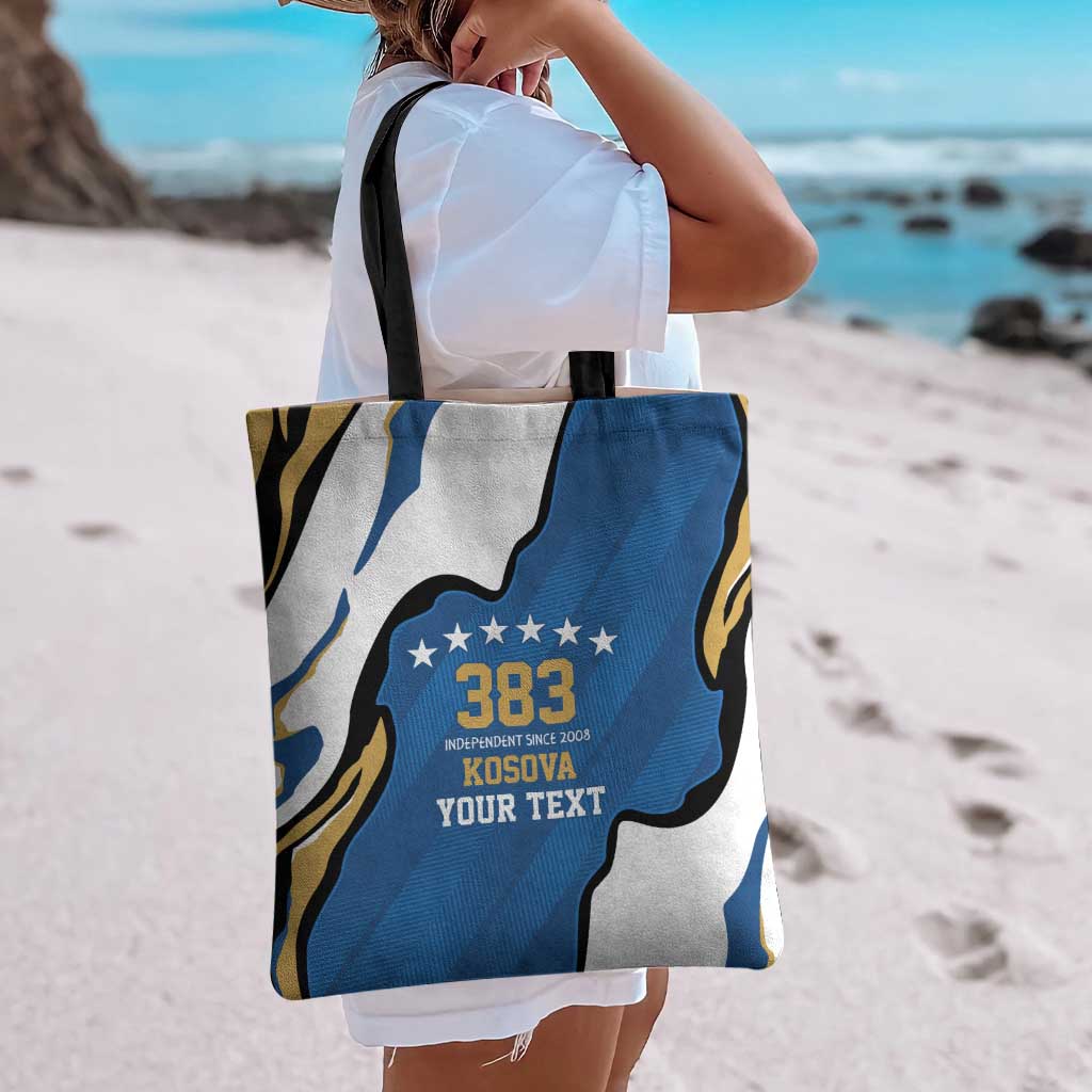 Personalized Kosova Nje Komb Nje Gjak Tote Bag Kosova 383 Independent Sice 2008 - Wonder Print Shop