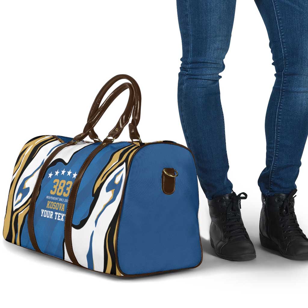 Personalized Kosova Nje Komb Nje Gjak Travel Bag Kosova 383 Independent Sice 2008 - Wonder Print Shop
