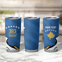 Personalized Kosova Nje Komb Nje Gjak Tumbler Cup Kosova 383 Independent Sice 2008 - Wonder Print Shop