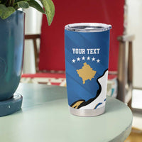 Personalized Kosova Nje Komb Nje Gjak Tumbler Cup Kosova 383 Independent Sice 2008 - Wonder Print Shop