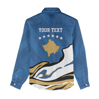 Personalized Kosova Nje Komb Nje Gjak Women Casual Shirt Kosova 383 Independent Sice 2008 - Wonder Print Shop