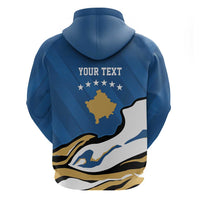 Personalized Kosova Nje Komb Nje Gjak Zip Hoodie Kosova 383 Independent Sice 2008 - Wonder Print Shop
