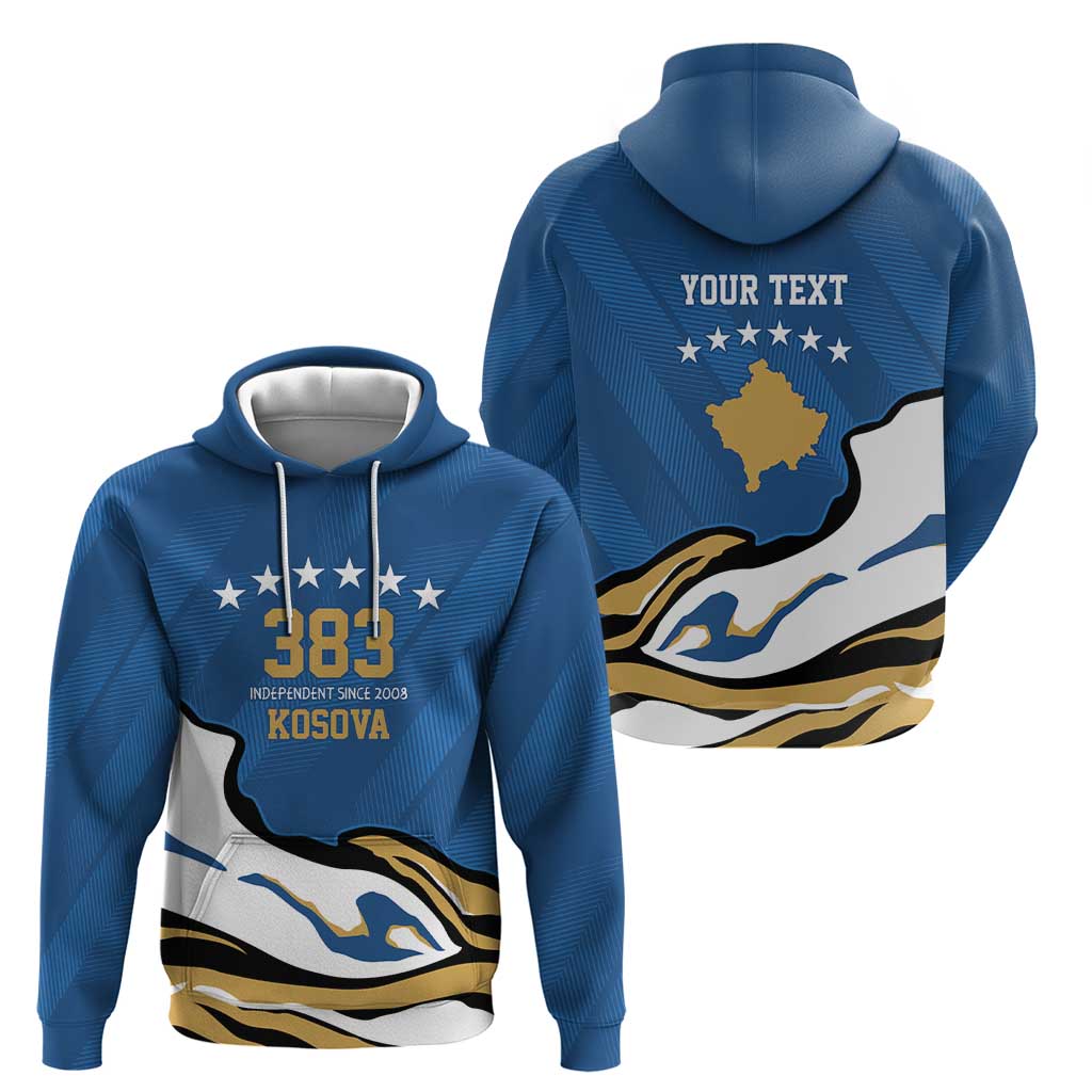 Personalized Kosova Nje Komb Nje Gjak Zip Hoodie Kosova 383 Independent Sice 2008 - Wonder Print Shop