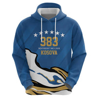 Personalized Kosova Nje Komb Nje Gjak Zip Hoodie Kosova 383 Independent Sice 2008 - Wonder Print Shop