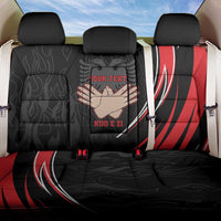 Personalized Shqipe Albania Nation Flag Back Car Seat Cover Kuq E Zi Tiranaproud Albanian - Wonder Print Shop