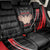 Personalized Shqipe Albania Nation Flag Back Car Seat Cover Kuq E Zi Tiranaproud Albanian - Wonder Print Shop