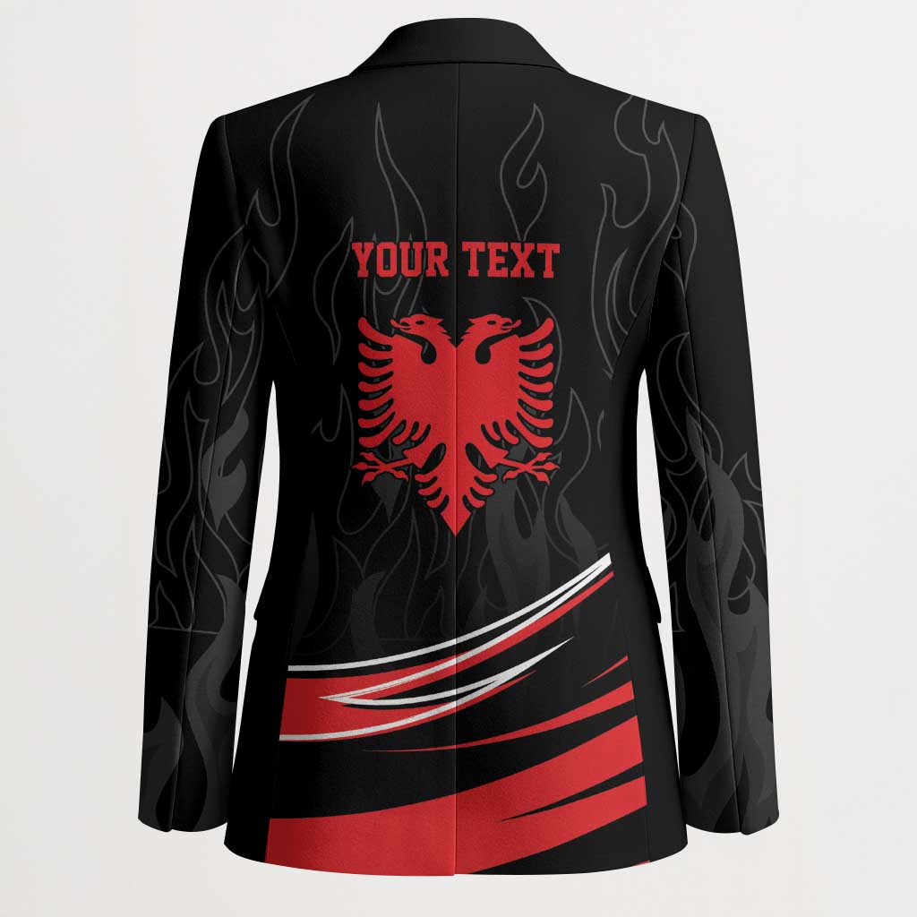 Personalized Shqipe Albania Nation Flag Blazer Kuq E Zi Tiranaproud Albanian - Wonder Print Shop