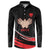 Personalized Shqipe Albania Nation Flag Button Sweatshirt Kuq E Zi Tiranaproud Albanian - Wonder Print Shop