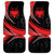Personalized Shqipe Albania Nation Flag Car Mats Kuq E Zi Tiranaproud Albanian - Wonder Print Shop