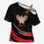 Personalized Shqipe Albania Nation Flag Cross Shoulder Shirt Kuq E Zi Tiranaproud Albanian - Wonder Print Shop