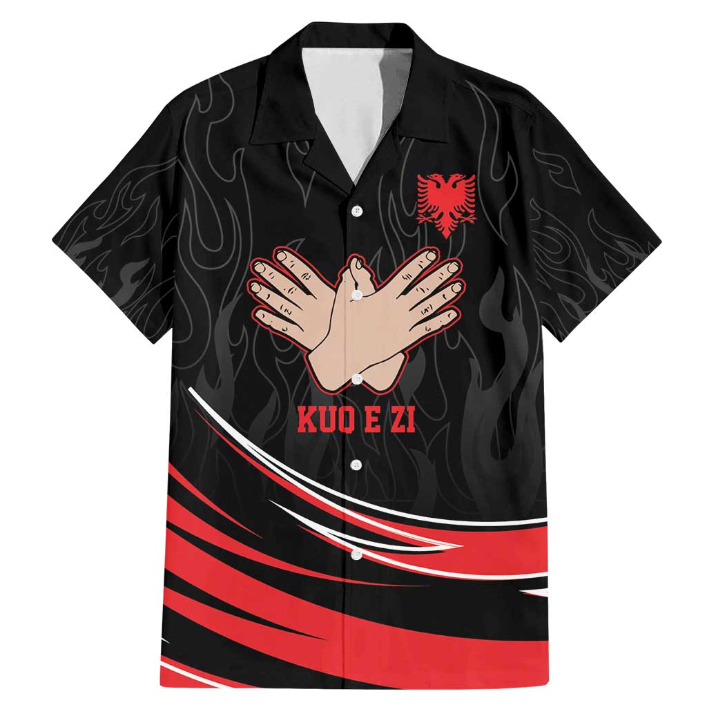 Personalized Shqipe Albania Nation Flag Family Matching Mermaid Dress and Hawaiian Shirt Kuq E Zi Tiranaproud Albanian - Wonder Print Shop