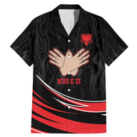 Personalized Shqipe Albania Nation Flag Family Matching Mermaid Dress and Hawaiian Shirt Kuq E Zi Tiranaproud Albanian - Wonder Print Shop