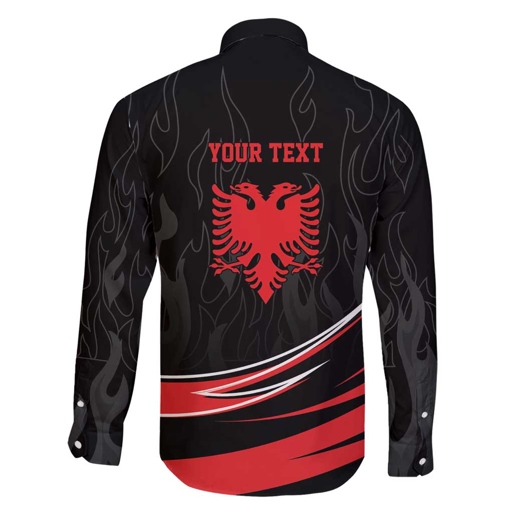 Personalized Shqipe Albania Nation Flag Family Matching Short Sleeve Bodycon Dress and Hawaiian Shirt Kuq E Zi Tiranaproud Albanian - Wonder Print Shop