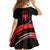 Personalized Shqipe Albania Nation Flag Family Matching Summer Maxi Dress and Hawaiian Shirt Kuq E Zi Tiranaproud Albanian - Wonder Print Shop
