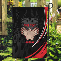 Personalized Shqipe Albania Nation Flag Garden Flag Kuq E Zi Tiranaproud Albanian - Wonder Print Shop