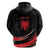 Personalized Shqipe Albania Nation Flag Hoodie Kuq E Zi Tiranaproud Albanian - Wonder Print Shop