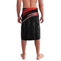 Personalized Shqipe Albania Nation Flag Lavalava Kuq E Zi Tiranaproud Albanian - Wonder Print Shop