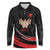 Personalized Shqipe Albania Nation Flag Long Sleeve Polo Shirt Kuq E Zi Tiranaproud Albanian - Wonder Print Shop