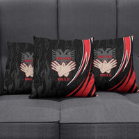 Personalized Shqipe Albania Nation Flag Pillow Cover Kuq E Zi Tiranaproud Albanian - Wonder Print Shop
