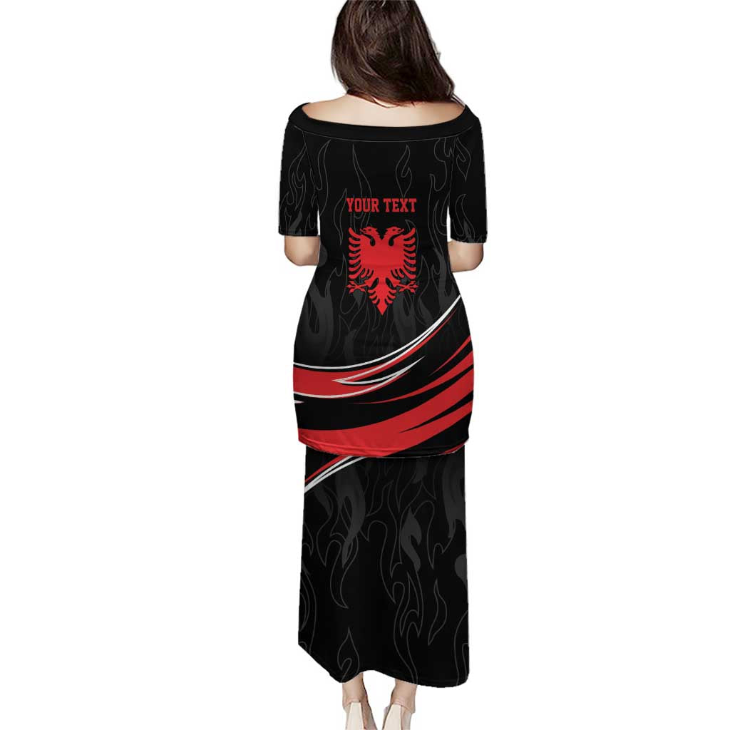 Personalized Shqipe Albania Nation Flag Puletasi Kuq E Zi Tiranaproud Albanian - Wonder Print Shop