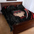Personalized Shqipe Albania Nation Flag Quilt Bed Set Kuq E Zi Tiranaproud Albanian - Wonder Print Shop