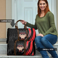 Personalized Shqipe Albania Nation Flag Travel Bag Kuq E Zi Tiranaproud Albanian - Wonder Print Shop