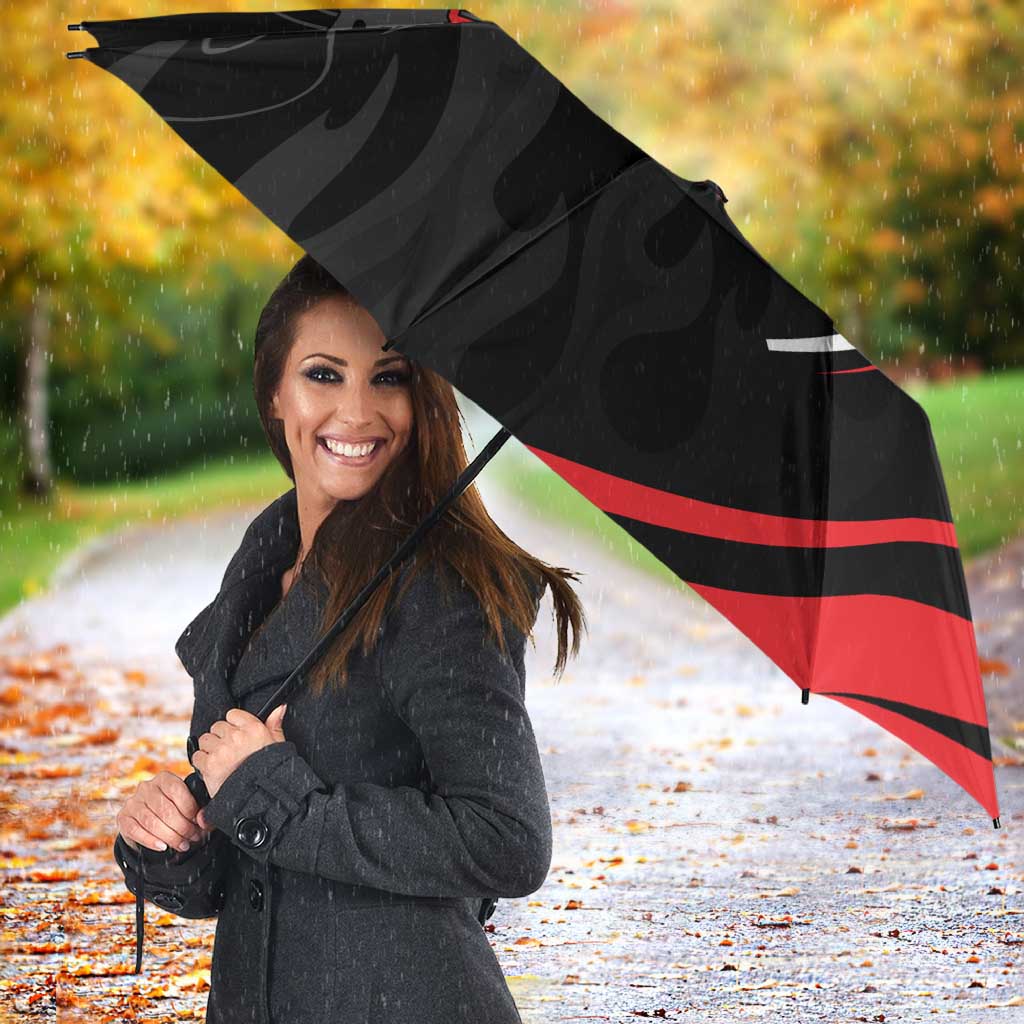 Personalized Shqipe Albania Nation Flag Umbrella Kuq E Zi Tiranaproud Albanian - Wonder Print Shop