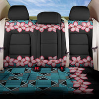 African Adenium Multiflorum Flowers Back Car Seat Cover with Kente Style LT9 - Wonder Print Shop
