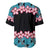 African Adenium Multiflorum Flowers Baseball Jersey with Kente Style LT9 - Wonder Print Shop