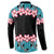 African Adenium Multiflorum Flowers Button Sweatshirt with Kente Style LT9 - Wonder Print Shop