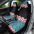 African Adenium Multiflorum Flowers Car Seat Cover with Kente Style LT9 - Wonder Print Shop