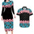 African Adenium Multiflorum Flowers Couples Matching Long Sleeve Bodycon Dress and Hawaiian Shirt with Kente Style LT9 - Wonder Print Shop