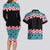 African Adenium Multiflorum Flowers Couples Matching Long Sleeve Bodycon Dress and Hawaiian Shirt with Kente Style LT9 - Wonder Print Shop