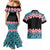 African Adenium Multiflorum Flowers Couples Matching Mermaid Dress and Hawaiian Shirt with Kente Style LT9 - Wonder Print Shop