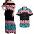 African Adenium Multiflorum Flowers Couples Matching Off Shoulder Maxi Dress and Hawaiian Shirt with Kente Style LT9 - Wonder Print Shop