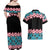 African Adenium Multiflorum Flowers Couples Matching Off Shoulder Maxi Dress and Hawaiian Shirt with Kente Style LT9 - Wonder Print Shop
