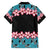 African Adenium Multiflorum Flowers Family Matching Long Sleeve Bodycon Dress and Hawaiian Shirt with Kente Style LT9 - Wonder Print Shop